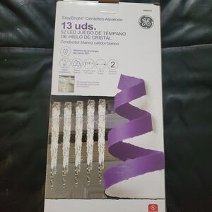 GE StayBright LED Icicle Lights